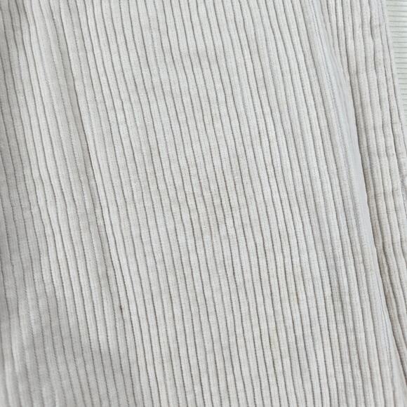 Levi's Premium Corduroy Ribcage Straight Ankle Pants in Beige Women's Size 24 - Picture 2 of 10